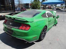 2019 FORD MUSTANG ECOBOOST W/PERFORMANCE PKG GREEN 2.3 TURBO AT F19078